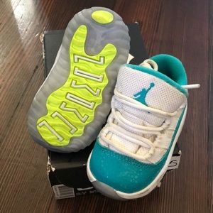 Infant Jordan 11 3c  turbo green